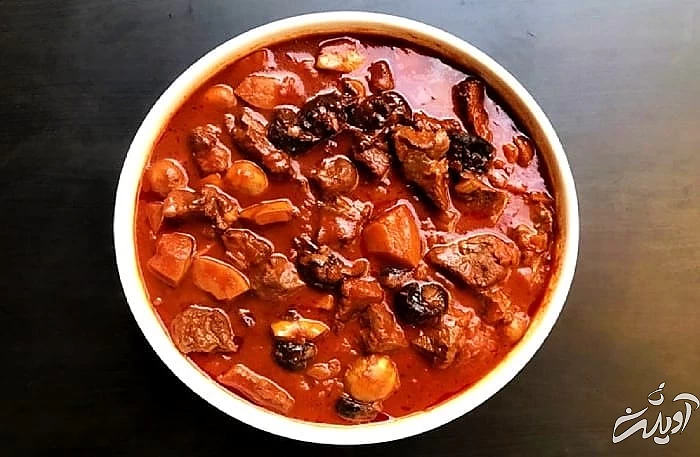 معرفی غذاهای محلی یزد خورش به آلو